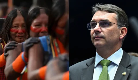 Carta indígena cobra demarcação enquanto Flávio Bolsonaro defende limite de 1988