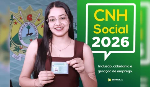 Governo do Acre abre 5 mil vagas para CNH Social
