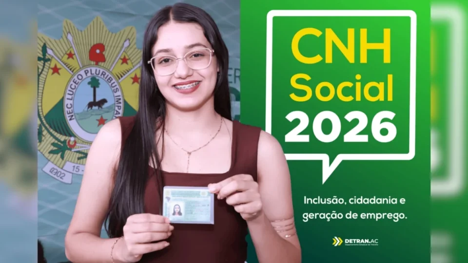 Governo do Acre abre 5 mil vagas para CNH Social