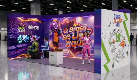 Liga FM leva estande com atrações e interatividade ao Brasília Tecnogame