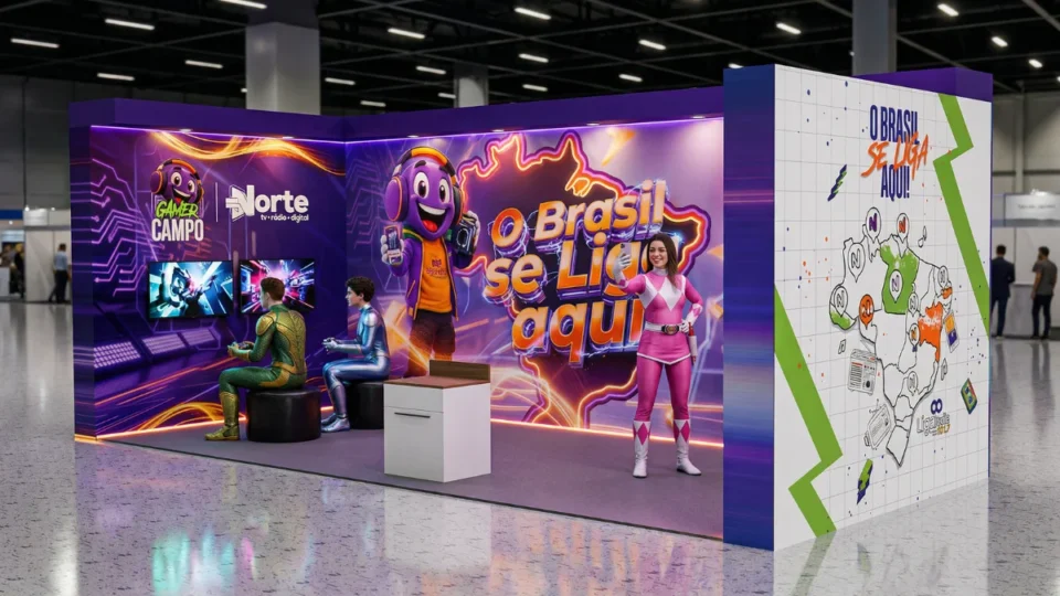 Liga FM leva estande com atrações e interatividade ao Brasília Tecnogame