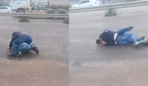 Confusão em corrida por aplicativo termina em briga; veja o vídeo