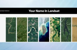 Nasa libera ferramenta que permite escrever nomes usando imagens reais da Terra vista do espaço