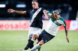 Vasco cede empate ao Coritiba nos acréscimos e perde chance de subir na tabela