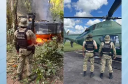 PF e Ibama destroem maquinário pesado em ofensiva contra o garimpo na Amazônia