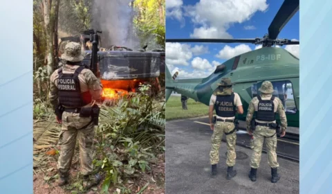 PF e Ibama destroem maquinário pesado em ofensiva contra o garimpo na Amazônia