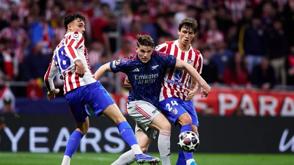 Atlético de Madrid e Arsenal empatam na ida da semifinal