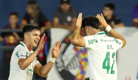 Palmeiras vence Bragantino fora de casa com brilho de Flaco López e “muralha” Carlos Miguel