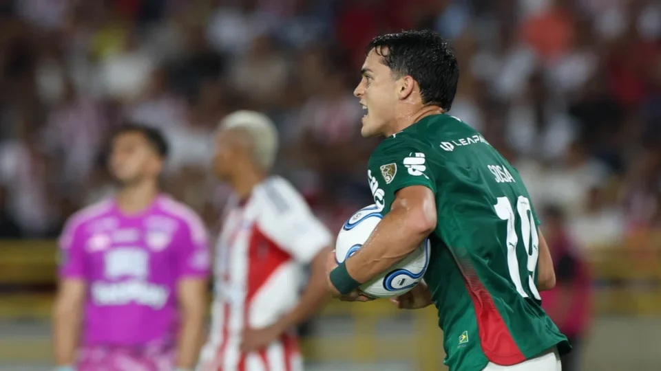 Palmeiras reage após susto no início e arranca empate contra o Junior Barranquilla na Colômbia