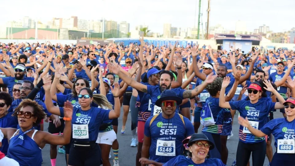 Corrida do Sesi reúne mais de 60 mil participantes em todo o país