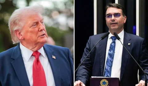 Flávio Bolsonaro vai a Washington em busca de encontro com Trump