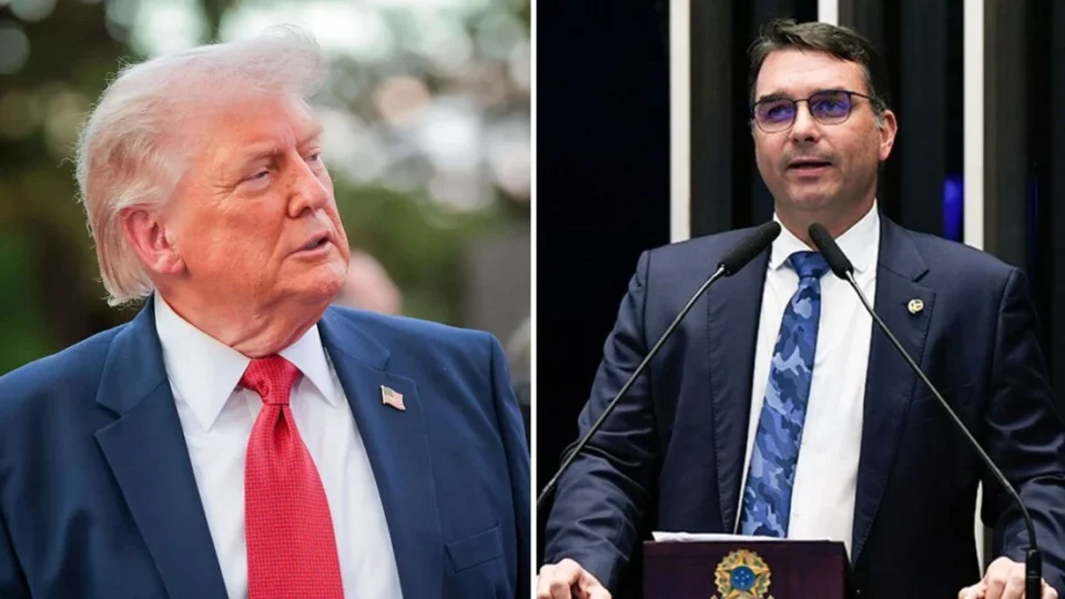 Flávio Bolsonaro vai a Washington em busca de encontro com Trump