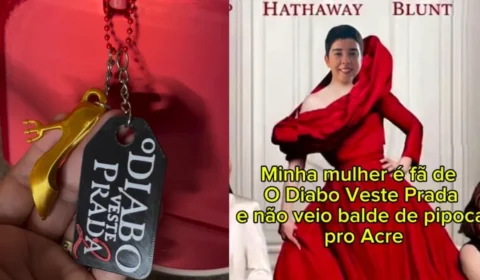 Engenheira cria ‘bolsa de pipoca’ em 3D para esposa assistir o filme O Diabo Veste Prada 2