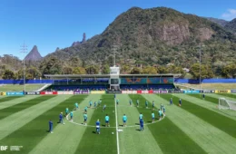 Seleção inicia apresentação na Granja Comary na preparação para o hexa