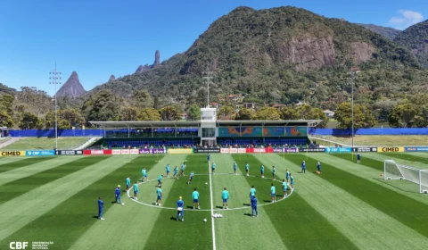 Seleção inicia apresentação na Granja Comary na preparação para o hexa