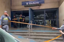 Polícia investiga origem dos tiros na estação São Bento do Metrô de SP