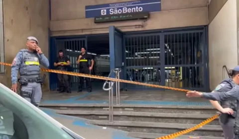 Polícia investiga origem dos tiros na estação São Bento do Metrô de SP