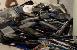Operação da Polícia Civil apreende 8 mil celulares sem procedência na Baixada Santista