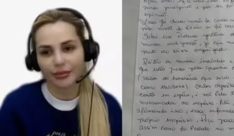 Deolane escreve carta da prisão, fala em perseguição e nega ligação com o PCC