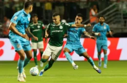 Palmeiras busca empate com o Santos em clássico movimentado