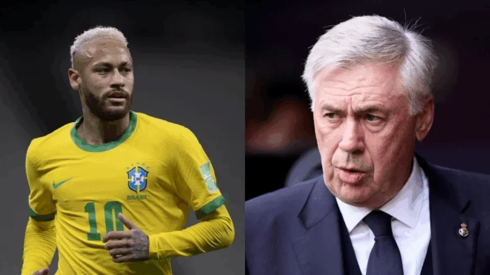“Furacão Neymar” vira primeiro grande teste de Ancelotti na Seleção antes da Copa