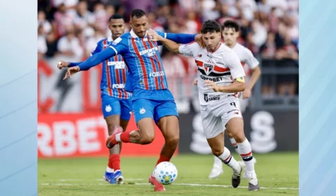 Bahia arranca empate no fim contra o São Paulo