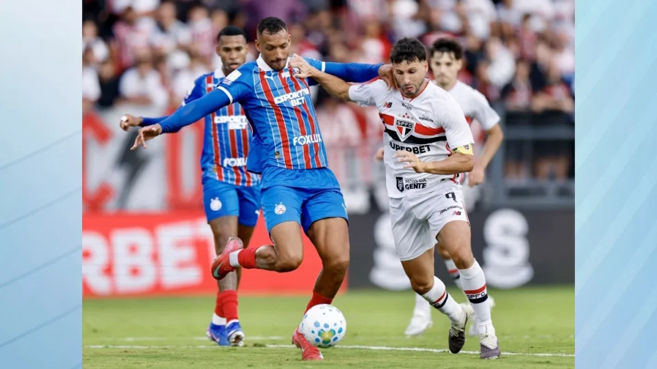 Bahia arranca empate no fim contra o São Paulo