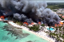 Incêndio em resort na República Dominicana deixa um morto e provoca evacuação de 1.700 pessoas