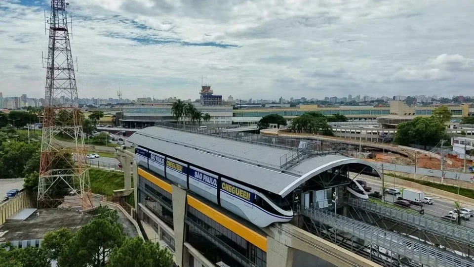 Linha 17-Ouro avança e deve ganhar oitava estação até o fim de junho em São Paulo