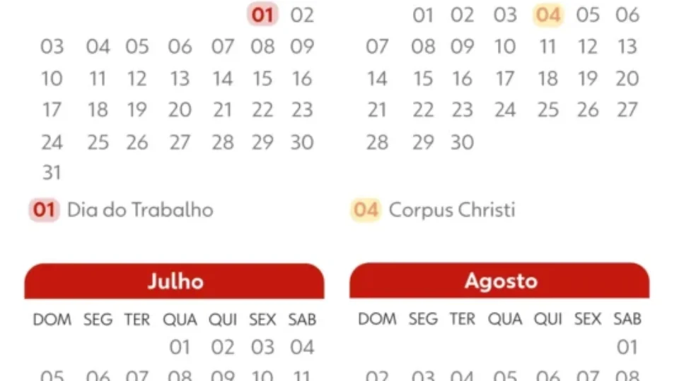 Dia 24 de junho é feriado? Saiba onde terá folga