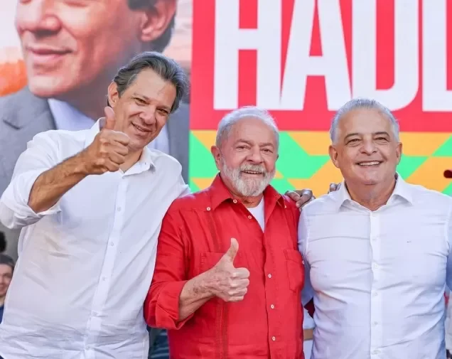 Reunião decisiva: Lula recebe Haddad e Márcio França para definir chapa em SP