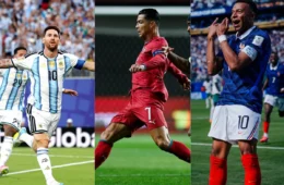 Messi e Mbappé dominam os holofotes, e Cristiano Ronaldo acaba ficando em segundo plano