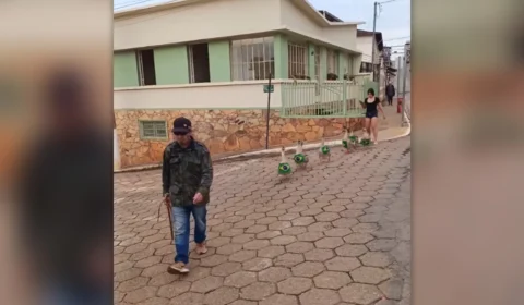Gansos desfilam com bandeiras do Brasil e viralizam em cidade de Minas