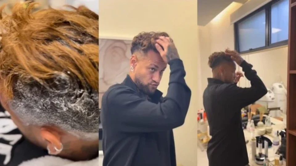 Neymar muda o cabelo antes do torneio mundial e agita as redes sociais