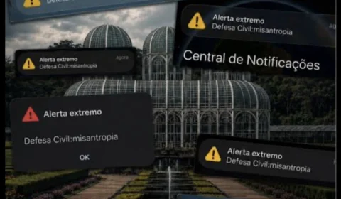 Moradores de Curitiba, Rio, São Paulo e DF relatam alerta sonoro com palavra “misantropia” em celulares