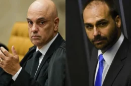 Alexandre de Moraes nega recurso e mantém julgamento de Eduardo Bolsonaro nesta terça-feira