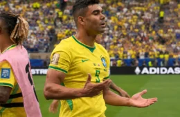 ‘6 7’ ou ‘Six Seven’: entenda o meme da comemoração de Casemiro no jogo do Brasil