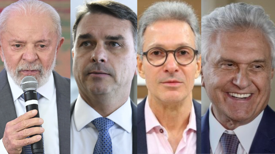 Atlasintel: Pesquisa mostra Lula em empate técnico com Flávio Bolsonaro, Zema e Caiado no segundo turno