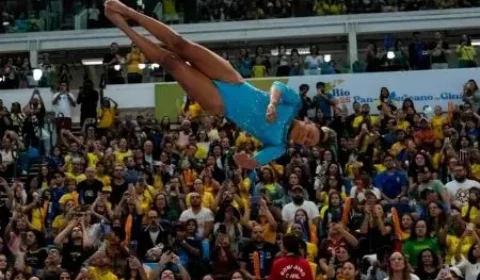 Rebeca Andrade volta a brilhar e garante vaga em final do salto no Pan-Americano
