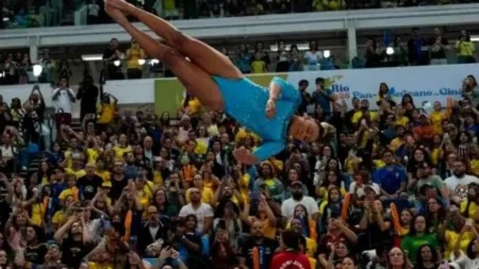 Rebeca Andrade volta a brilhar e garante vaga em final do salto no Pan-Americano