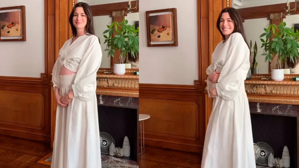 Anne Hathaway anuncia terceira gravidez aos 43 anos