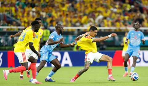 Gol de Muñoz coloca Colômbia na liderança do Grupo K