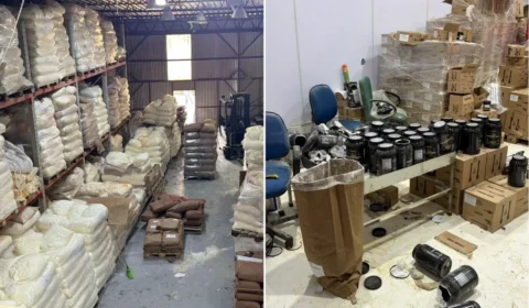Polícia fecha fábrica clandestina que reutilizava whey protein vencido na Grande São Paulo
