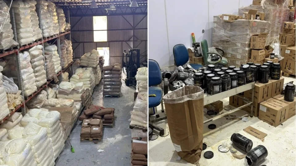 Polícia fecha fábrica clandestina que reutilizava whey protein vencido na Grande São Paulo