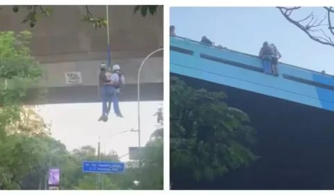 Saltos radicais seguem sendo oferecidos no Viaduto Sumaré mesmo após proibição de mais de 20 anos em São Paulo