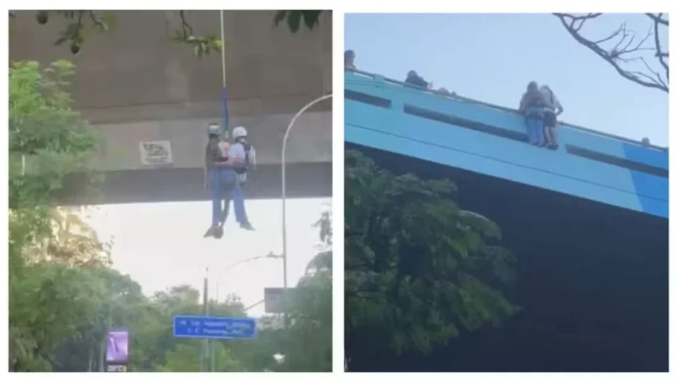 Saltos radicais seguem sendo oferecidos no Viaduto Sumaré mesmo após proibição de mais de 20 anos em São Paulo