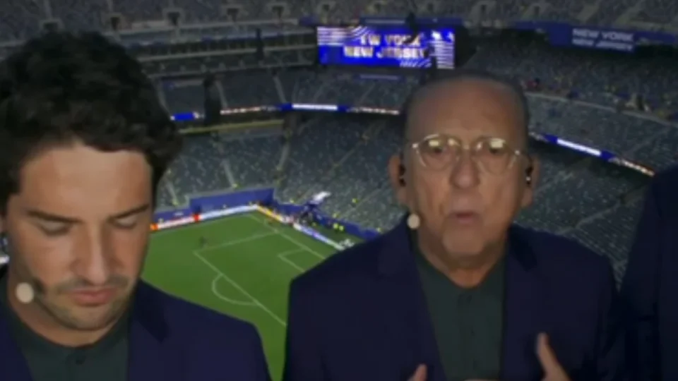 Galvão Bueno perde a paciência na estreia pelo SBT e dispara ao vivo: “Pior lugar que já fiquei”