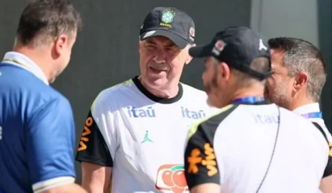 Ancelotti esboça time para amistoso e indica Paquetá entre os titulares da Seleção