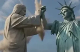 Irã usa IA para criar vídeo de “luta” entre Cristo Redentor e Estátua da Liberdade após ameaça de Trump ao Brasil