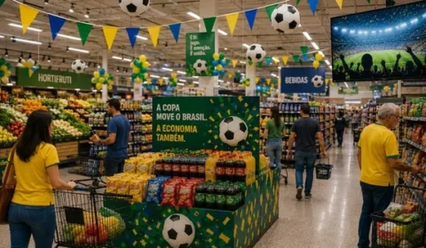 Mundial deve movimentar R$ 4,3 bilhões no varejo brasileiro, mas juros altos mudam perfil de consumo